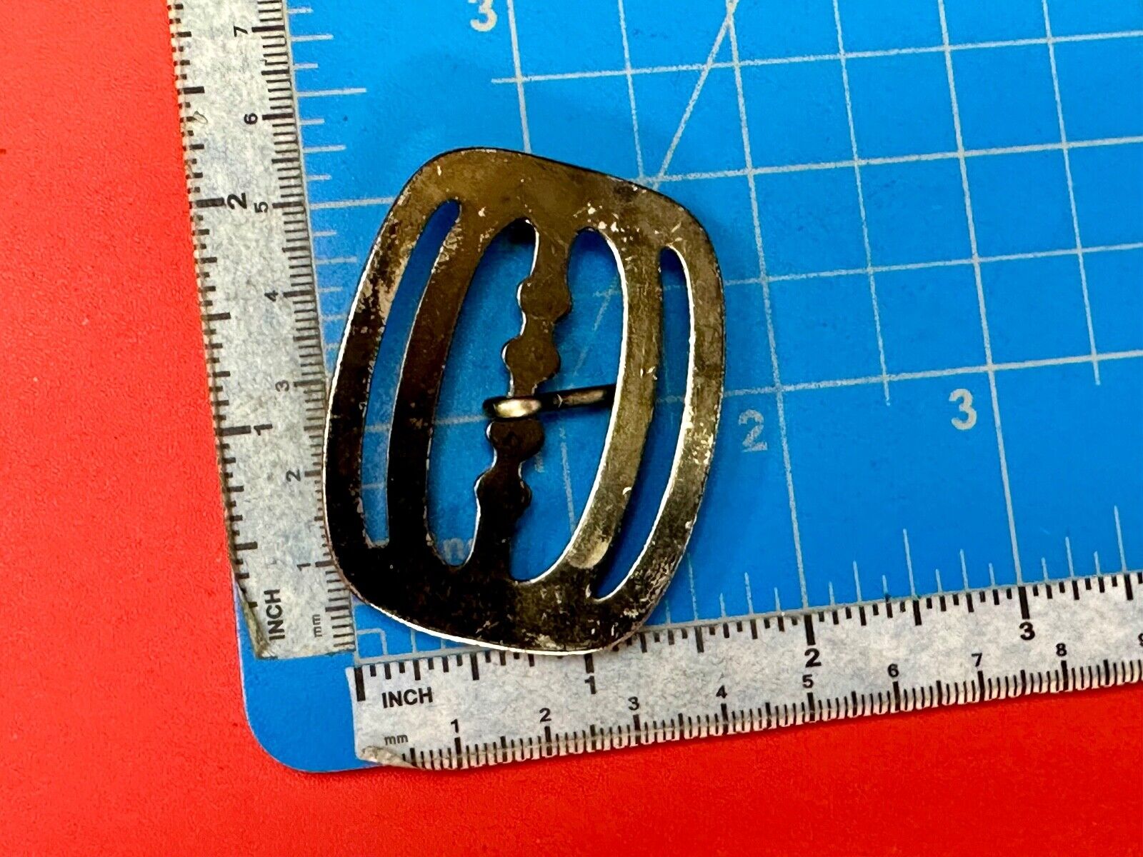 unique small brass tone replacement SMALL belt buckle