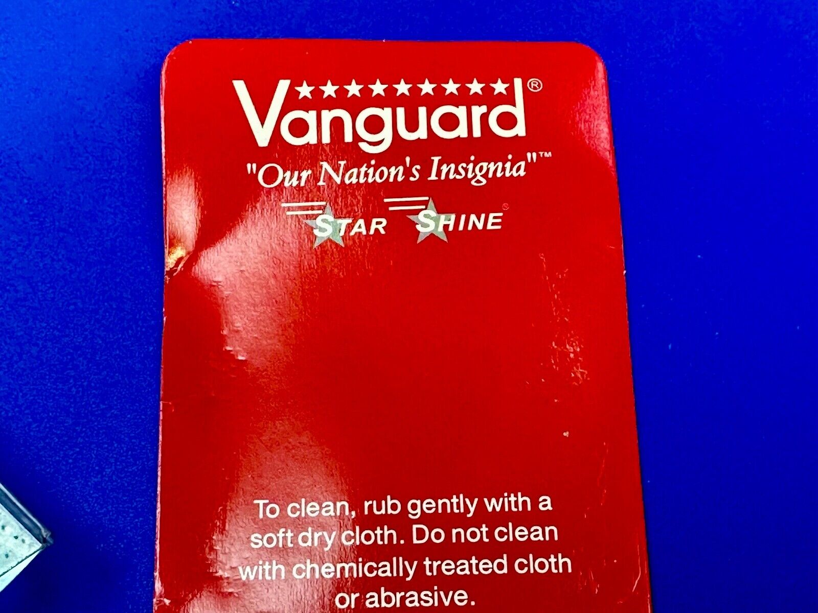 Vanguard US Navy Caduceus Combat Medic Insignia NOS Silver Brass Belt Buckle V21