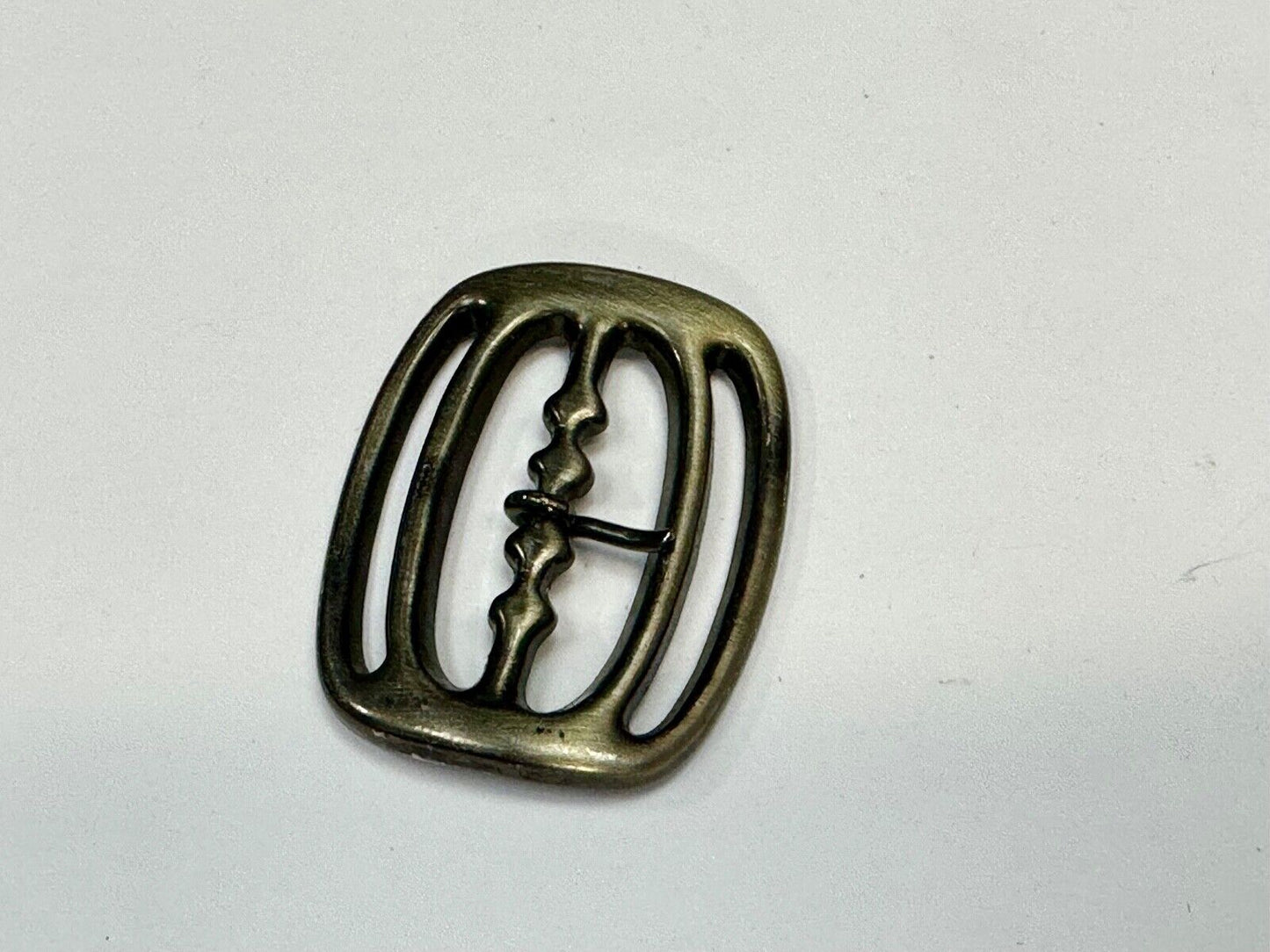 unique small brass tone replacement SMALL belt buckle