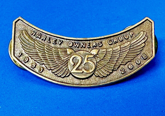 2008 H.O.G. Harley Davidson Owners Group HOG Pin for Jacket or Vest