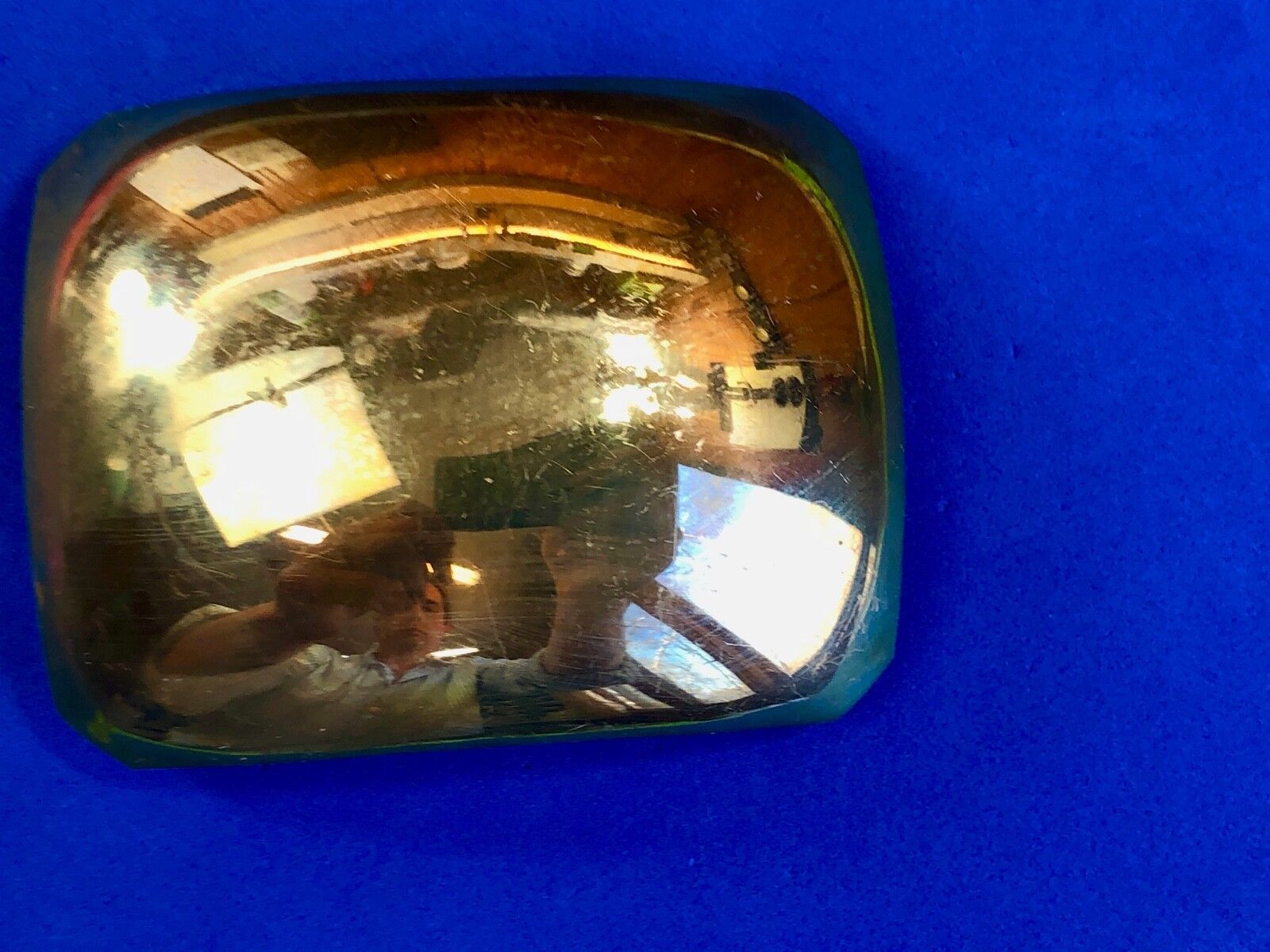 Unknown? polished Gold tone Vintage Belt Clip - buckle - Dress Scarf Purse Shoe 