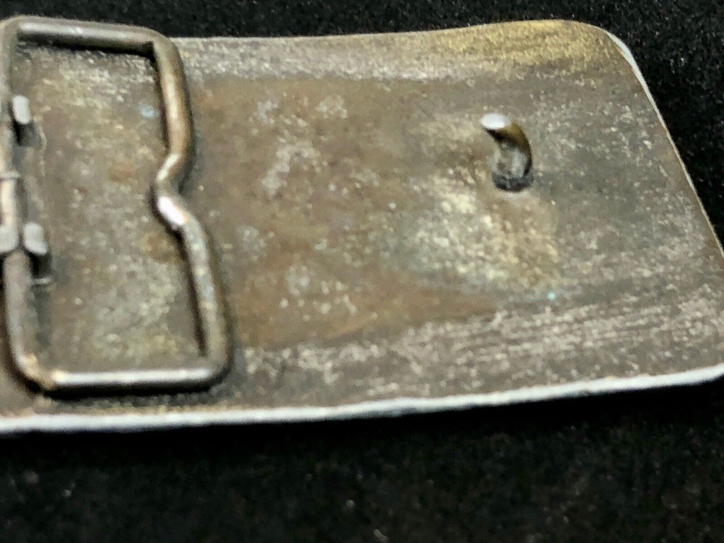 vintage GB paper products advertising promo Company  belt buckle