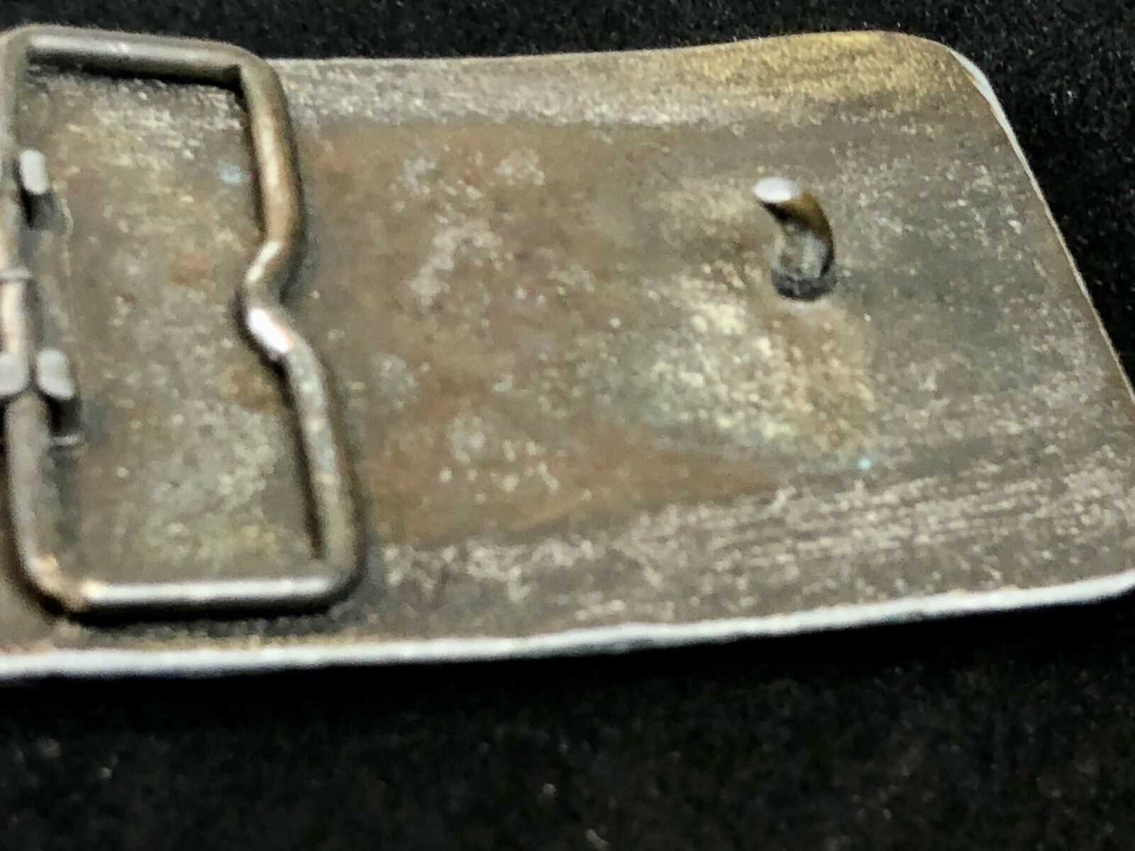 vintage GB paper products advertising promo Company  belt buckle