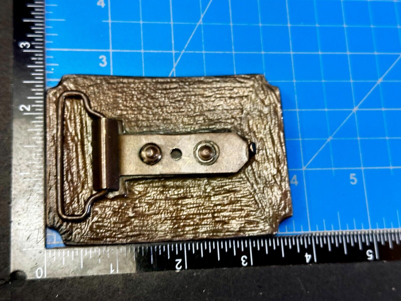 Amoco Oil Tall in the Saddle Wagon Brass Tone Western Cowboy Horse Belt Buckle