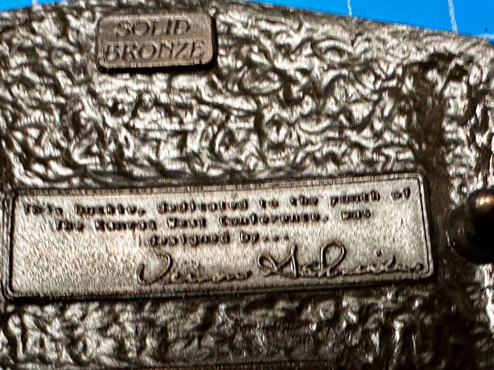 United Methodist Church Kansas West Conference 200Years Solid Bronze Belt Buckle