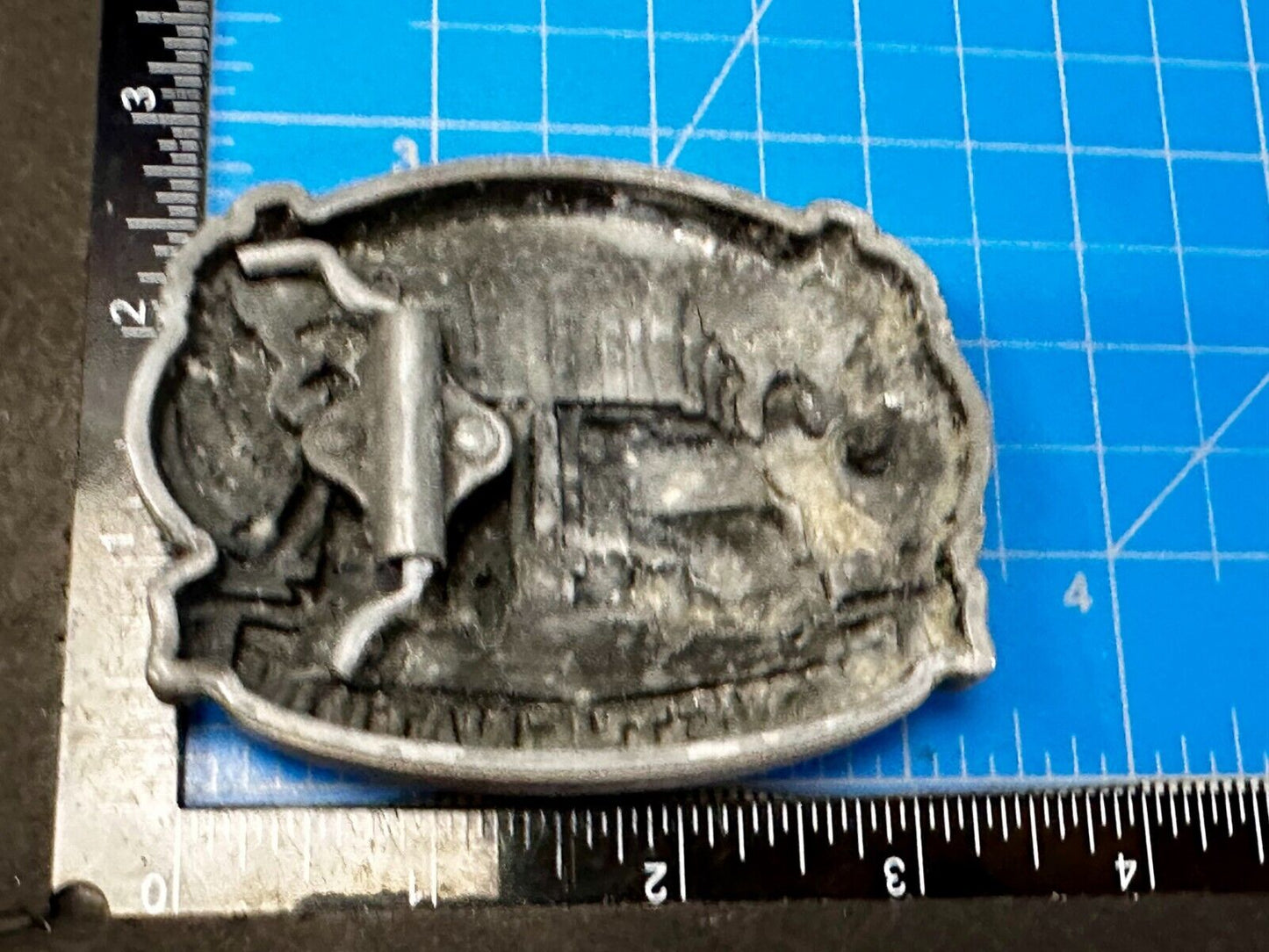 Truck Drivers Move The Nation 3-D Eagle American Trucker Commemorate Belt Buckle