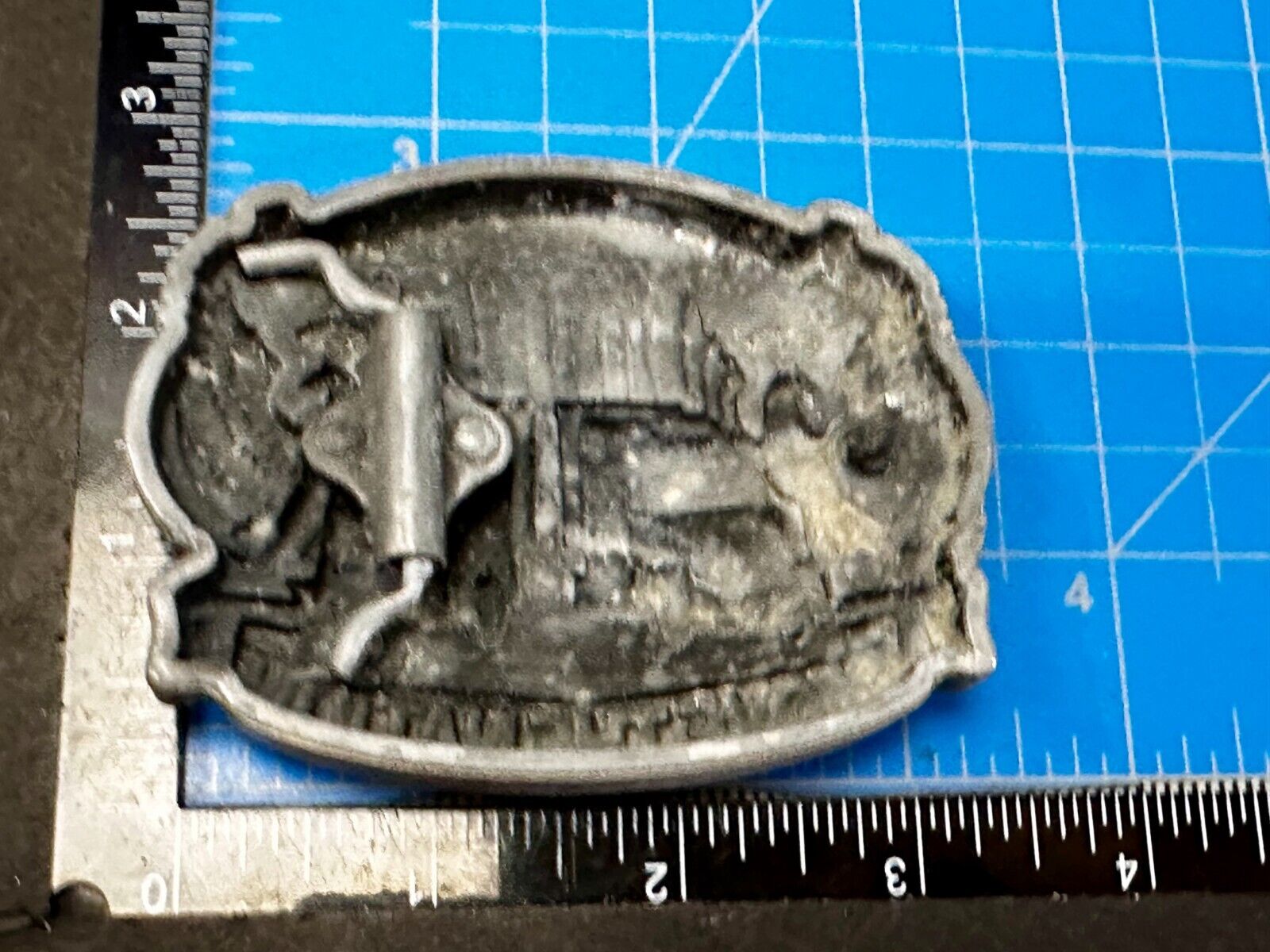 Truck Drivers Move The Nation 3-D Eagle American Trucker Commemorate Belt Buckle