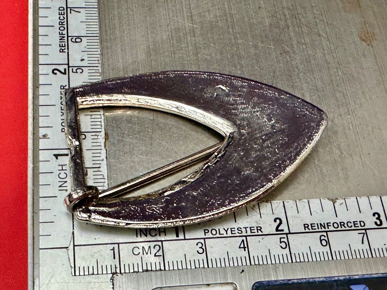 Vintage gold tone pointed Triangle Leaf theme replacement belt buckle
