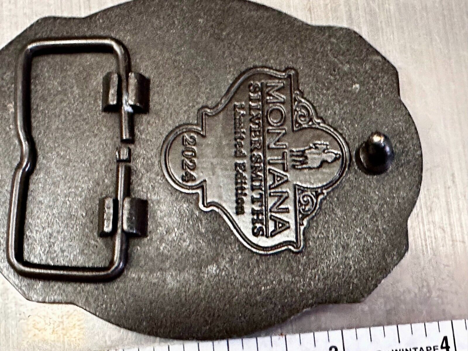 2024 Pendleton Whiskey Let'er Buck Rodeo Cowboy Montana Silversmiths Belt Buckle