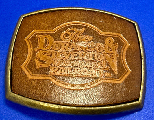The Durango -Silverton Narrow Gauge Railroad Historic Railway Belt Buckle el Cid