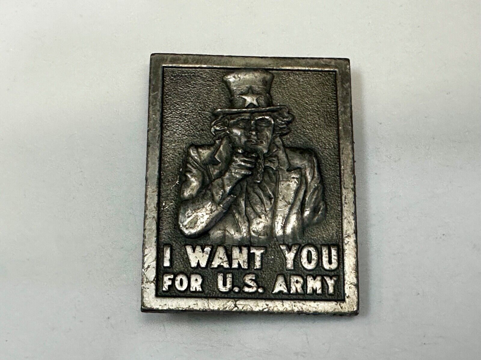 Uncle Sam Poster -I Want You for US Army Belt Buckle 1976 Bergamot Belt Buckle