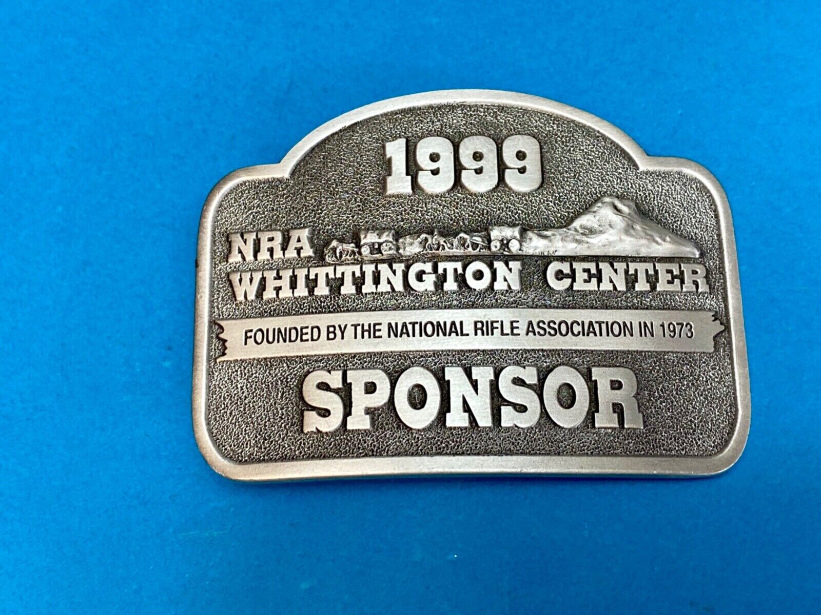 1999 NRA Whittington Center National Rifle Association Sponsor belt buckle