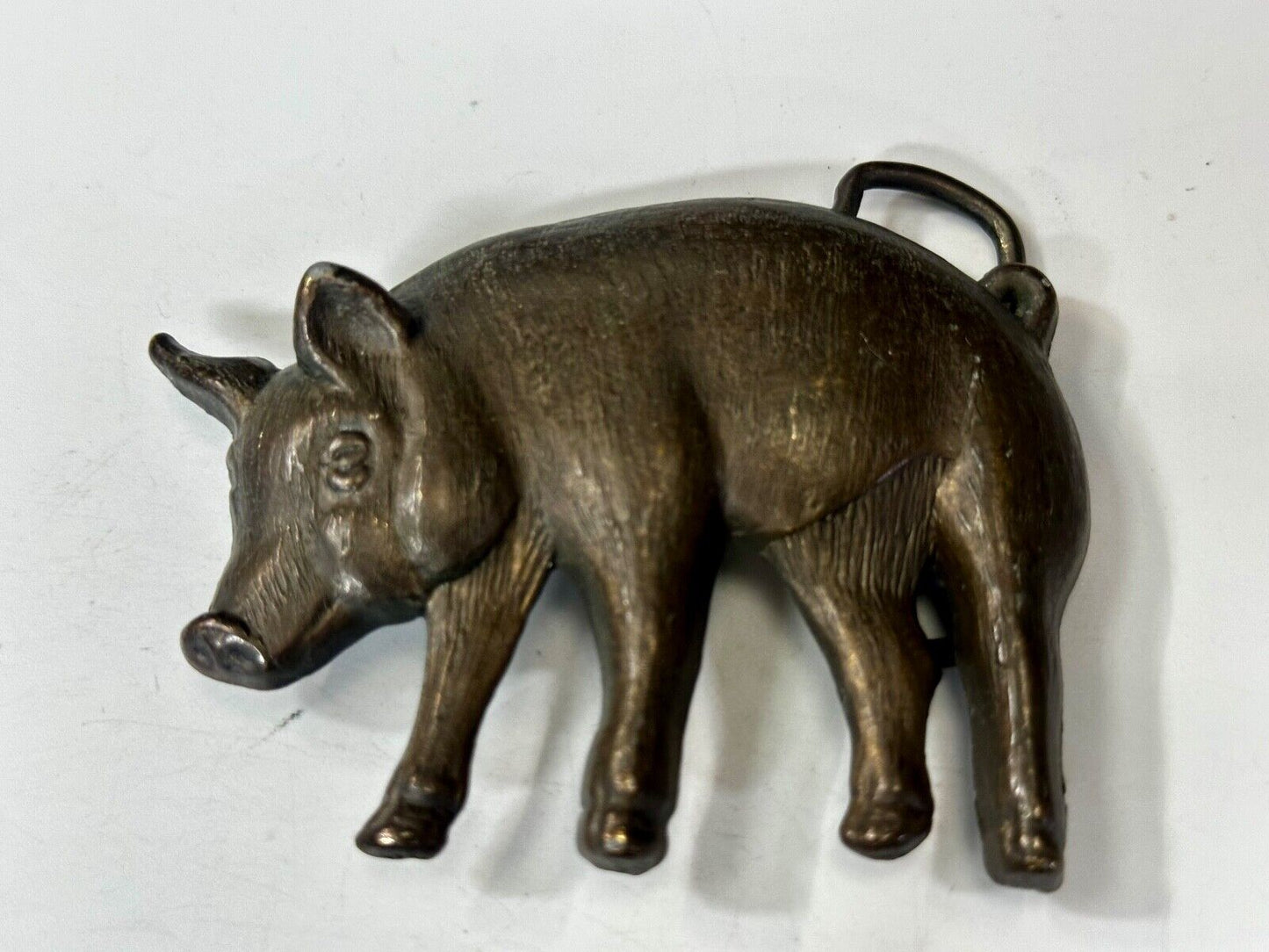 Unique Pig Hog On The Farm Cutout Swine Animal Belt Buckle number 4157