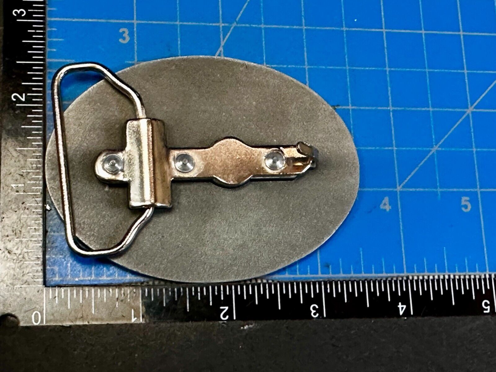 Gasparilla Horse Stallion W/ Sea Shells Green Enameled Accents Belt Buckle