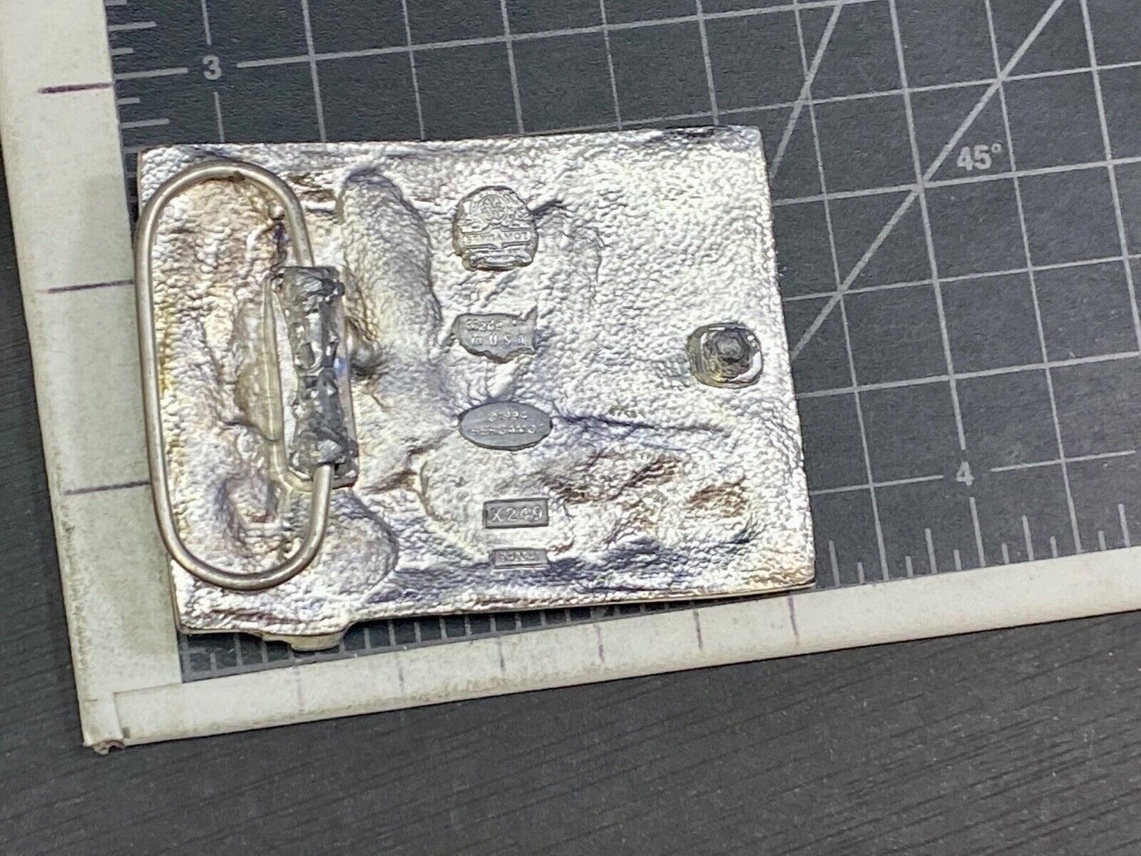 VIntage 1994 The American Vietnam Soldier Commemorative belt buckle by Bergamot 