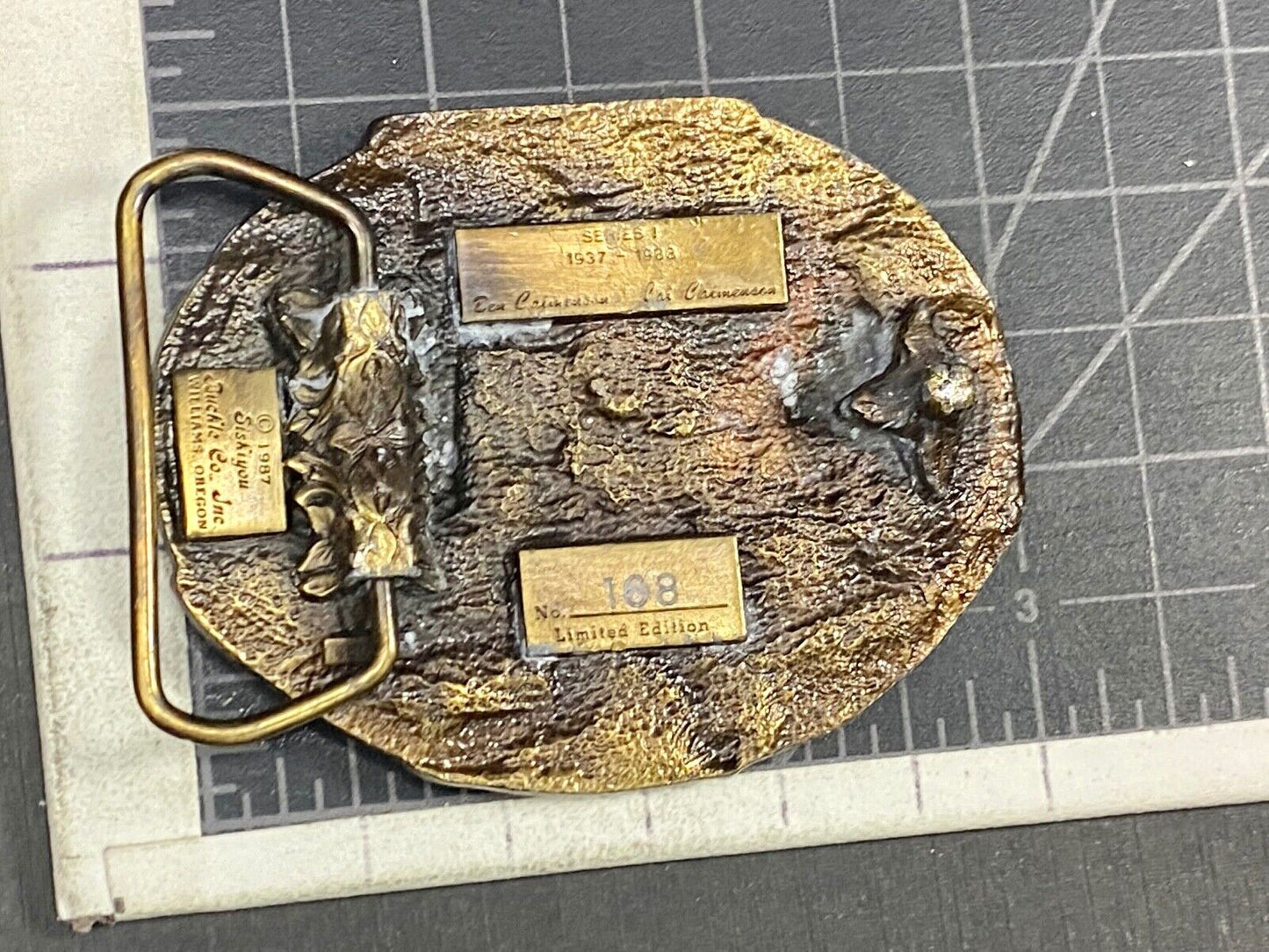 Vtg. Tisco Tractor Implement Supply Agriculture Farm Farming 52 Year Belt Buckle