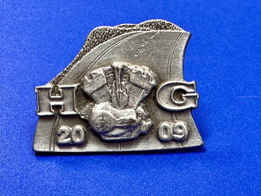 2009 Harley Davidson HOG Norscot Wisconsin Highway Vest Hat Pin