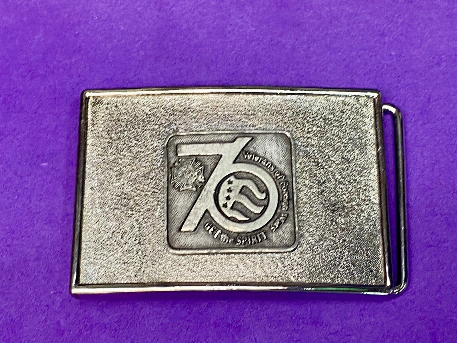 Veterans Of Foreign Wars - Get The Spirit Of 76 Belt Buckle 