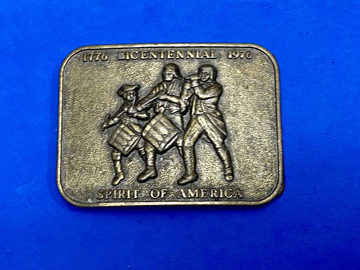 United States Of America Bicentennial 1776-1976 Spirit Of America Belt Buckle