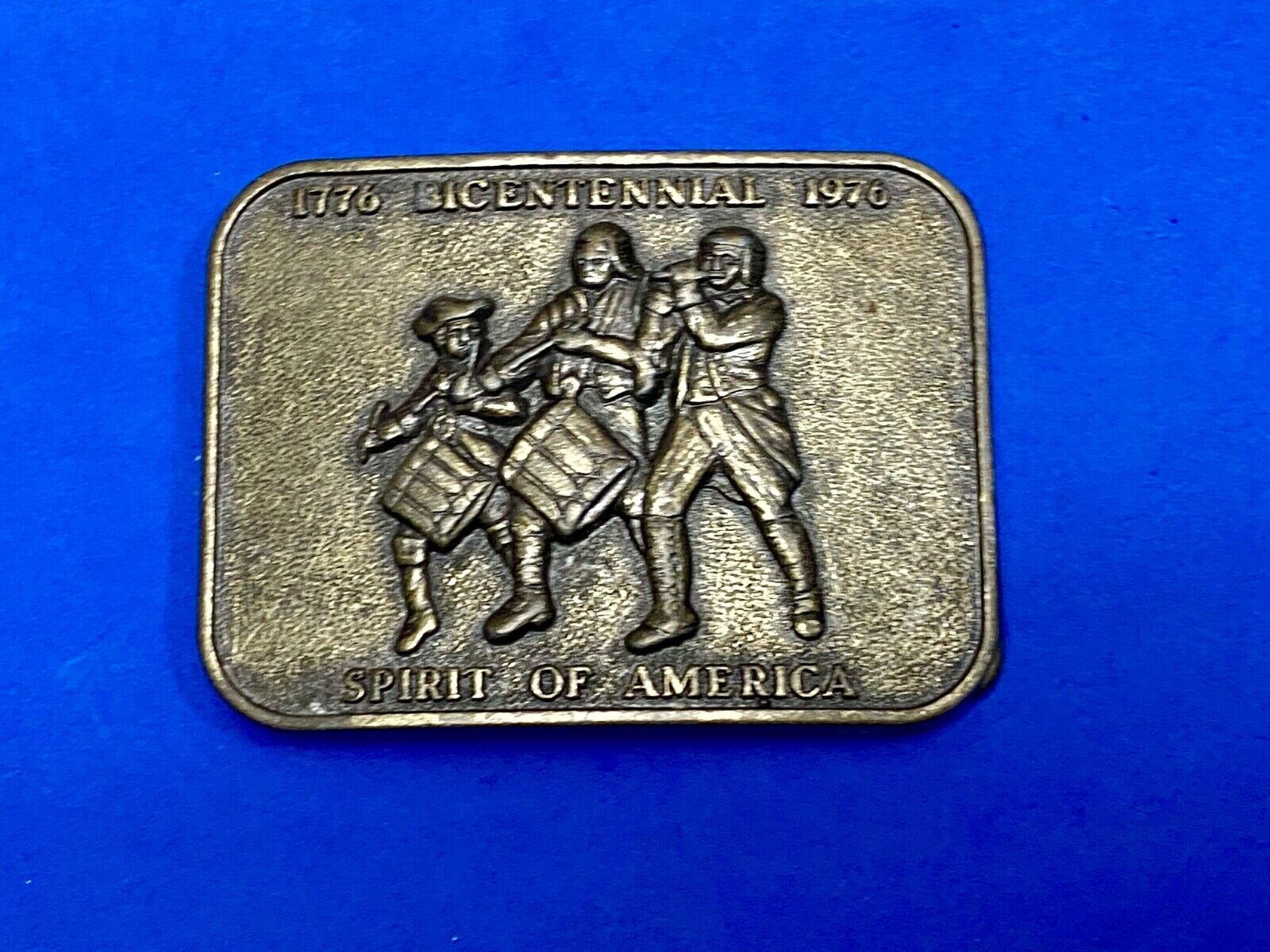 United States Of America Bicentennial 1776-1976 Spirit Of America Belt Buckle