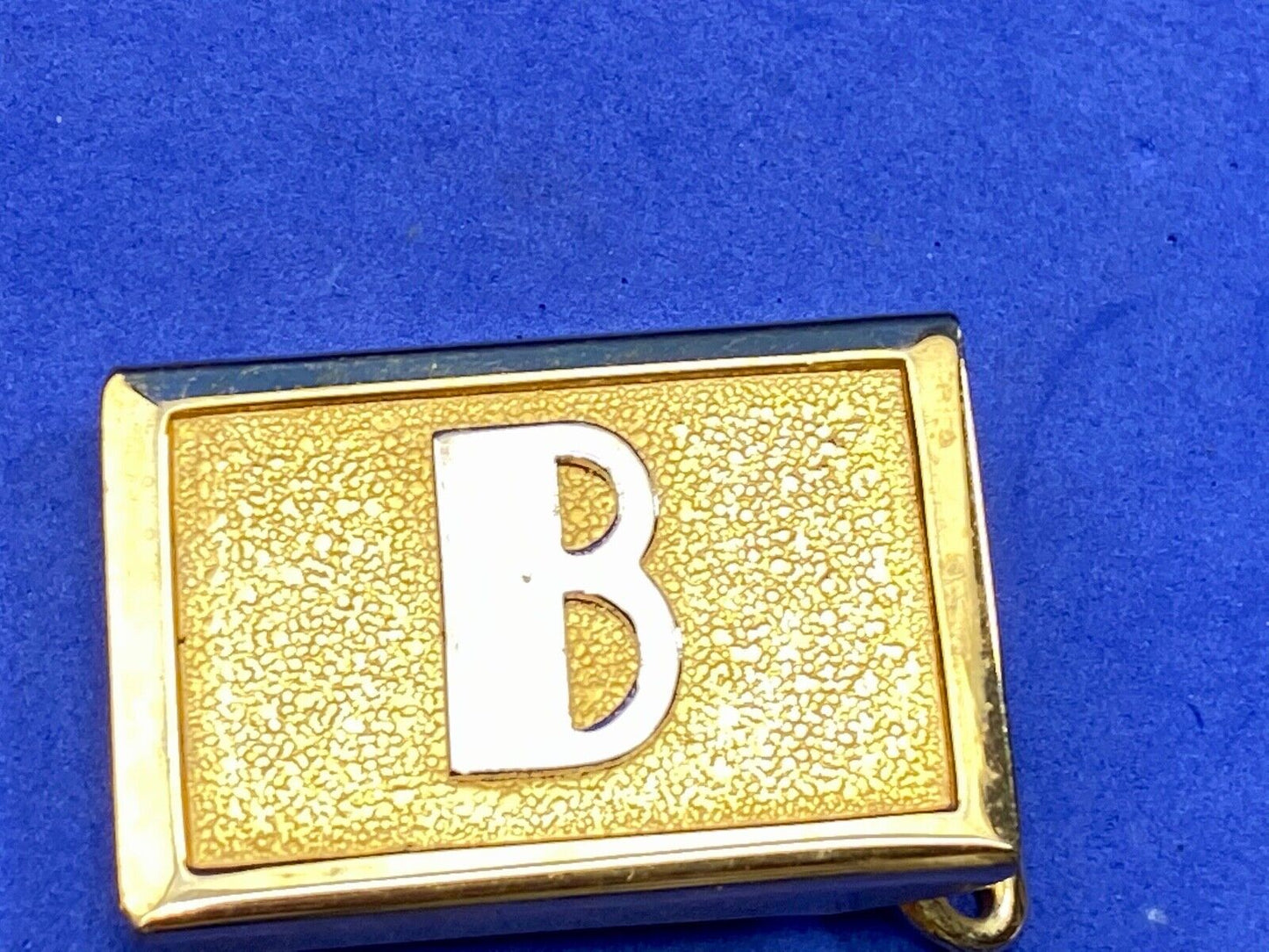 Vintage Letter B Initial Pioneer Brand Monogrammed Petite Belt Buckle 