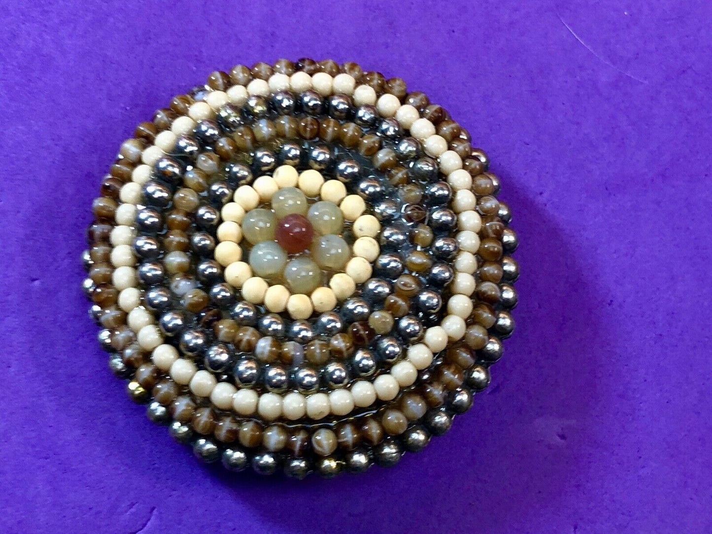 unbranded shades of natural brown circular quality belt buckle 