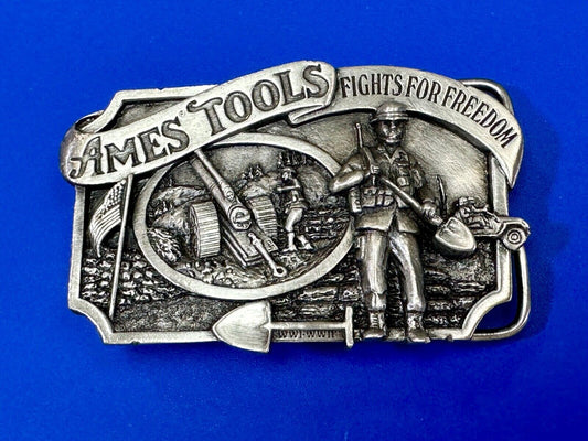 Ames Tools Fights for Freedom 1984 Siskiyou Belt Buckle Lawn & garden supply Co