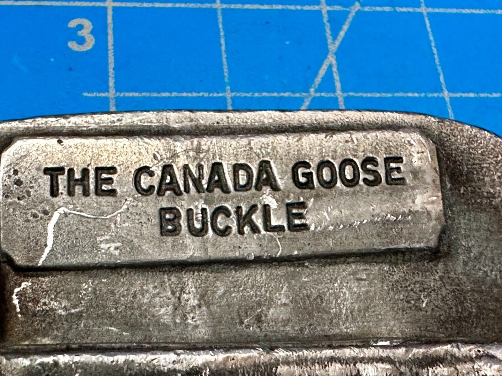 The Canadian Goose Commemorative Belt Buckle by Elm Tree Studio