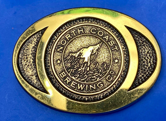 Beer Brewery Collectable North Coast Brewing Company Solid Brass Bts Belt Buckle