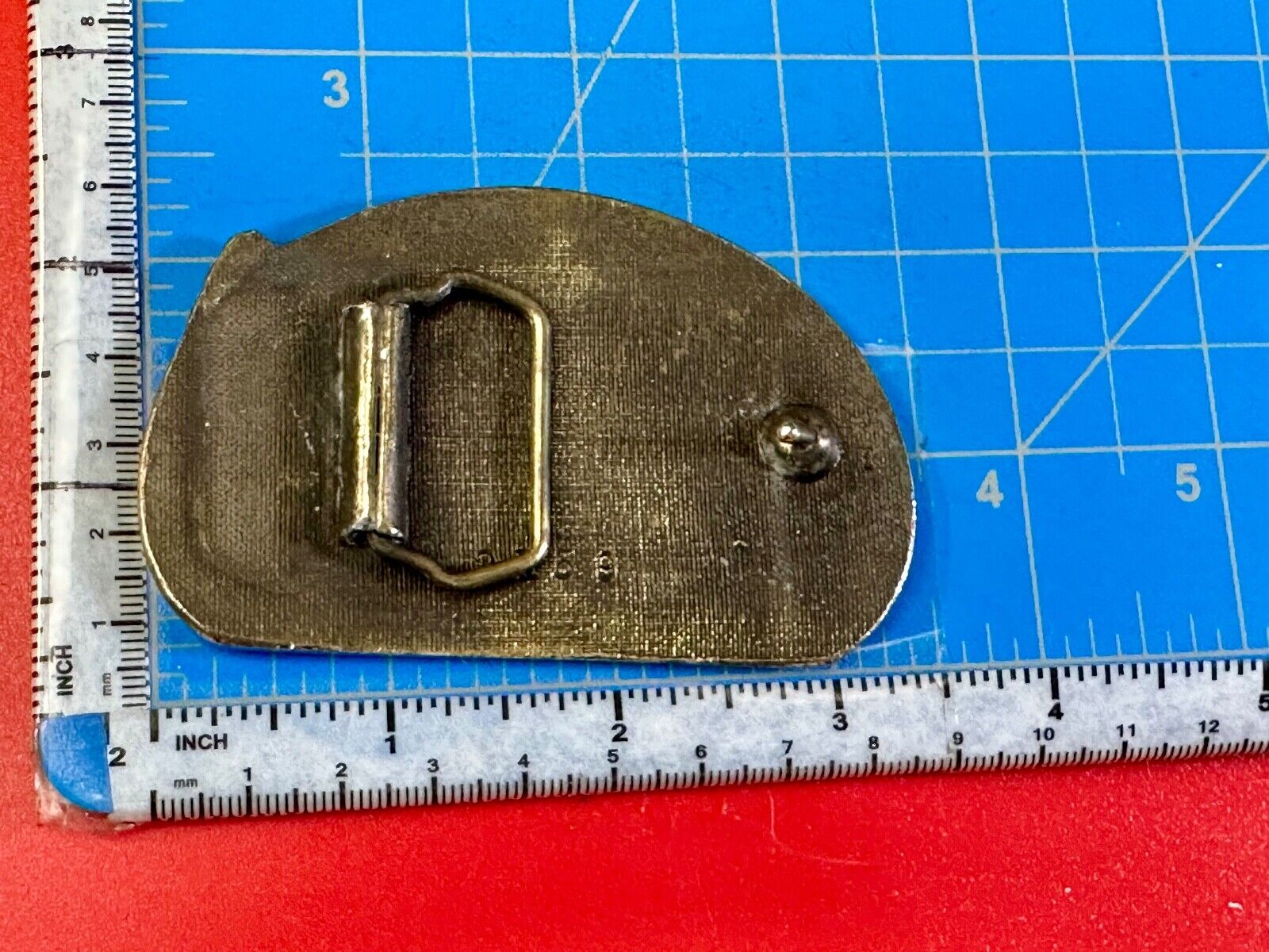 American Farm's, The Backbone of America - Patriotic Farm Theme Vtg. belt buckle
