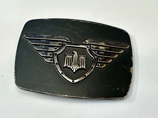 Thunderbird Emblem Logo With Wings 90's Chrome Brand 6172 Belt Buckle