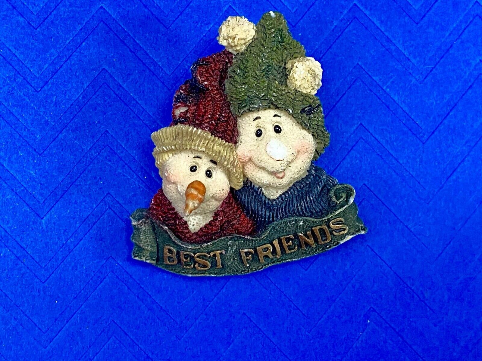 Best Friends Winter Snowman Adorable Boyds Bears & Friends Brooch Pin 