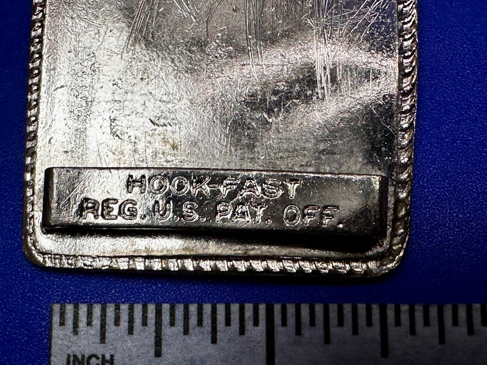 Vestavia Hills AL Department Fire Fighter Fireman Hook Fast Vintage Belt Buckle