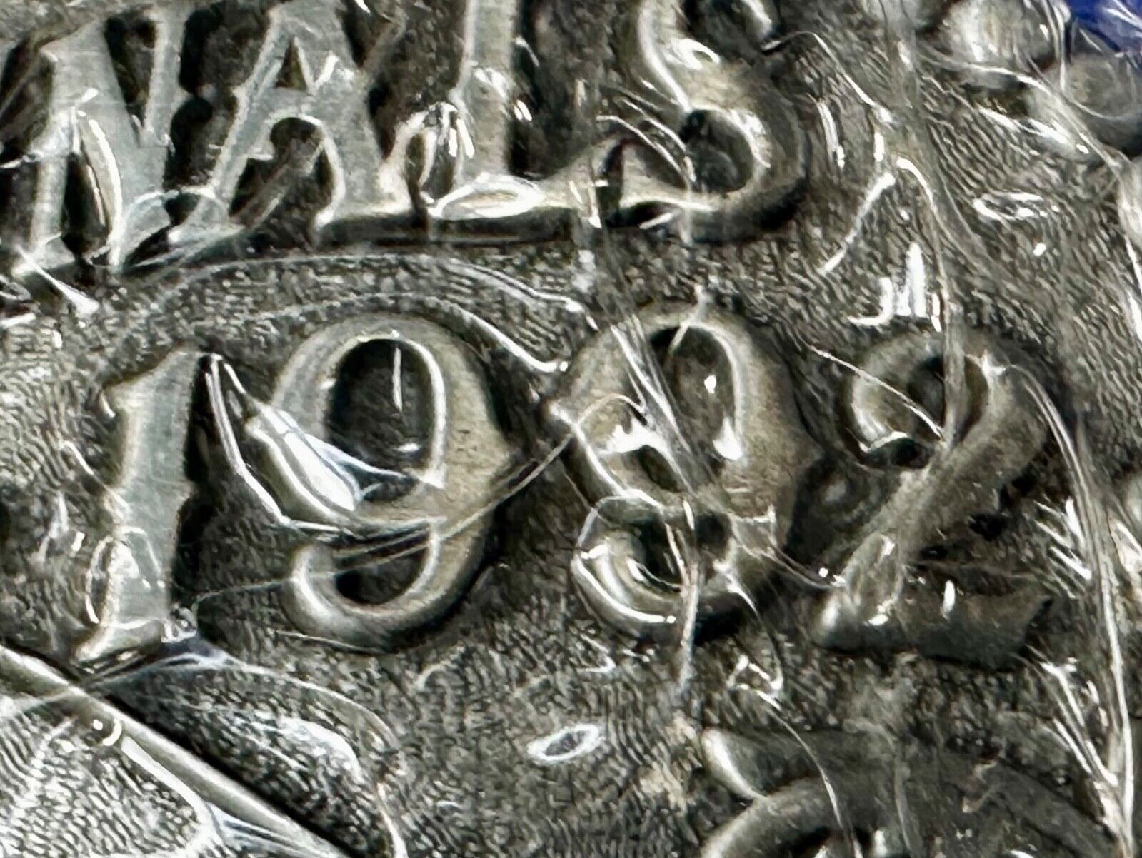 1992 ADM NATIONAL FINALS RODEO ADULT SIZE  NFR NOS WESTERN COWBOY BELT BUCKLE