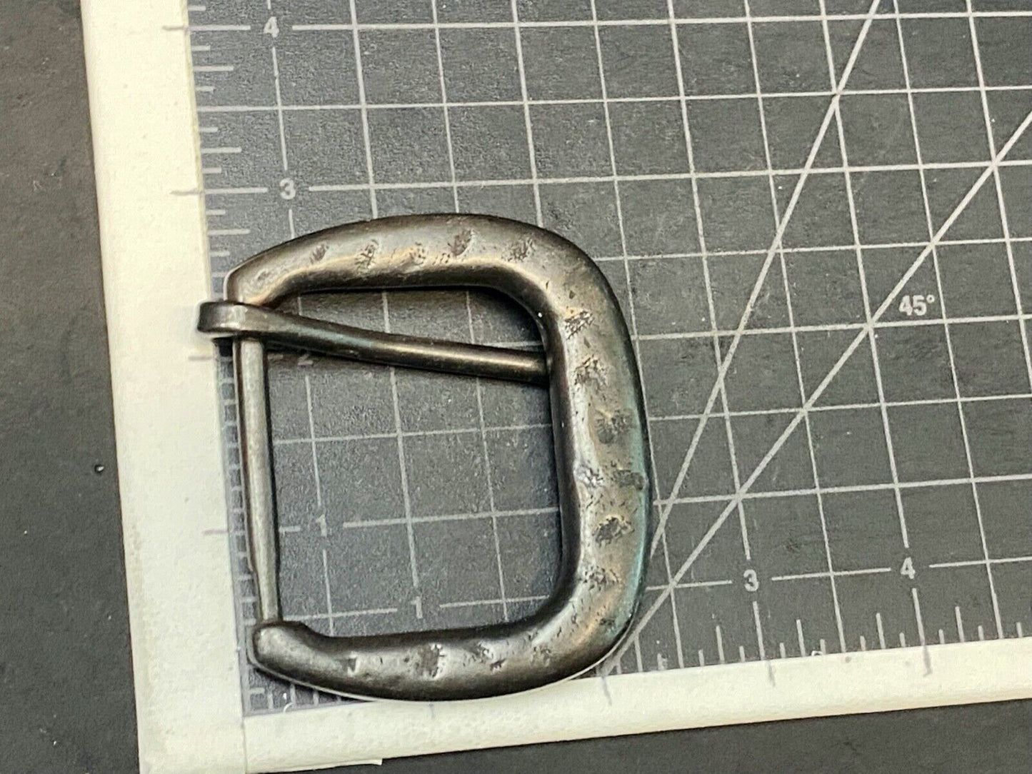 Unique Distressed Black Replacement Belt Buckle