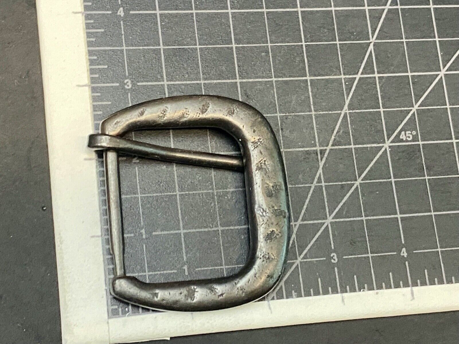 Unique Distressed Black Replacement Belt Buckle