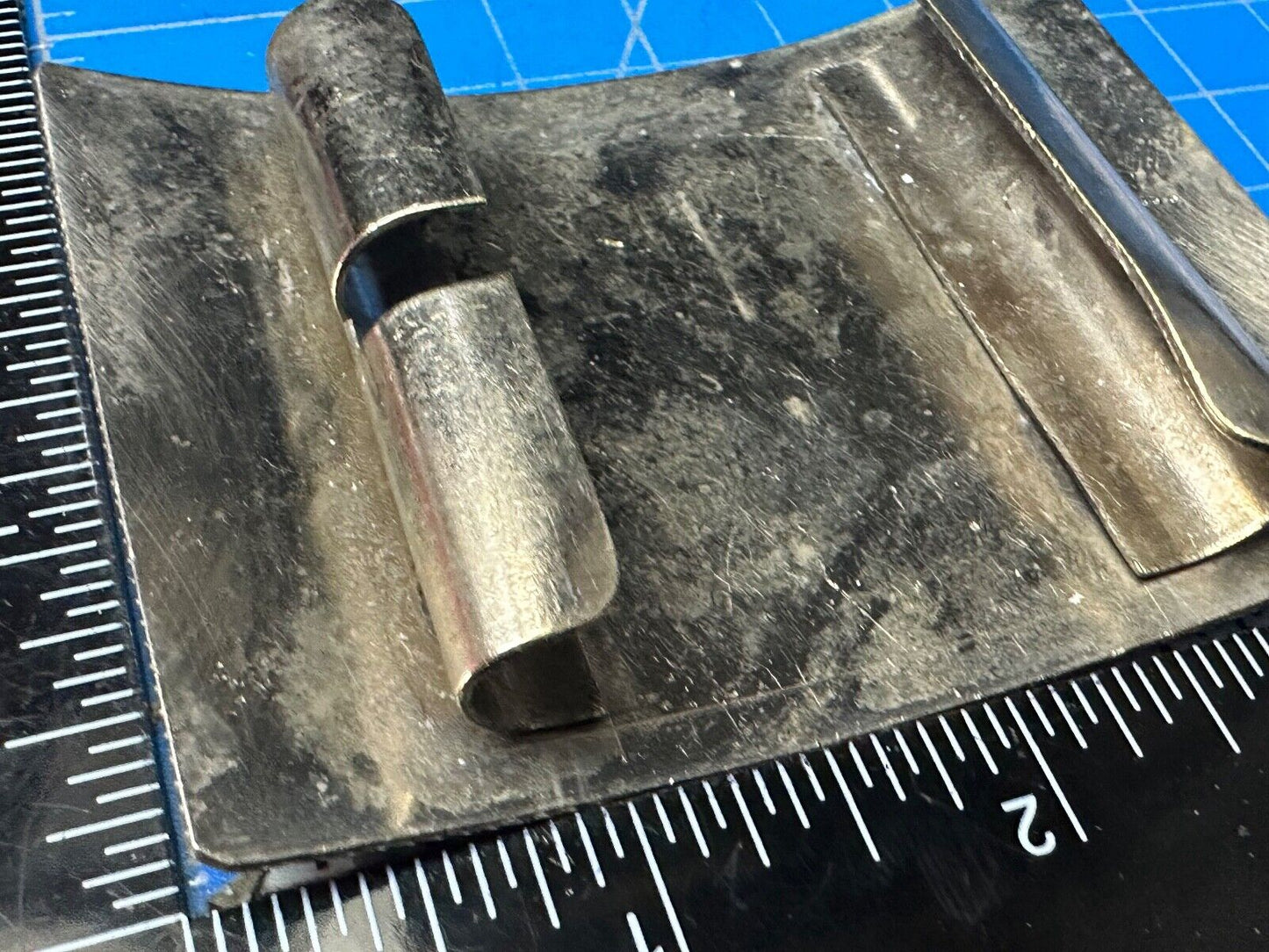 Unknown to me - Silver color belt slide / buckle for craft project or wear!