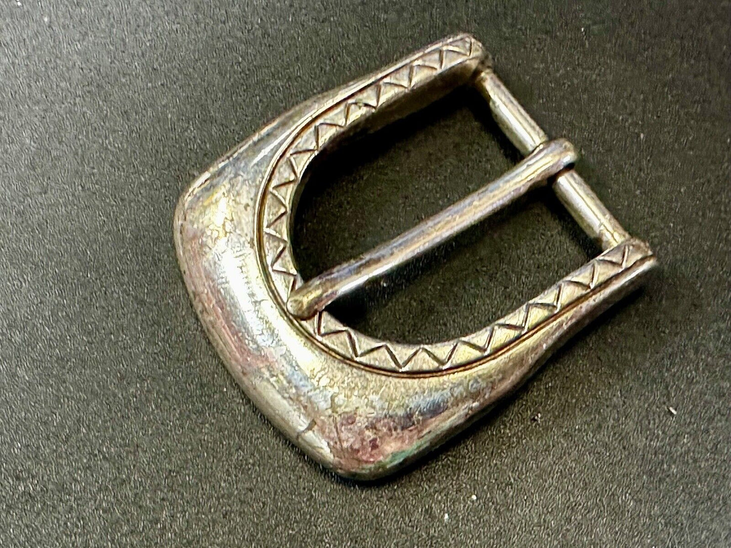 Unique 1994 Ranger Style Replacement Western Silver Tone Belt Buckle