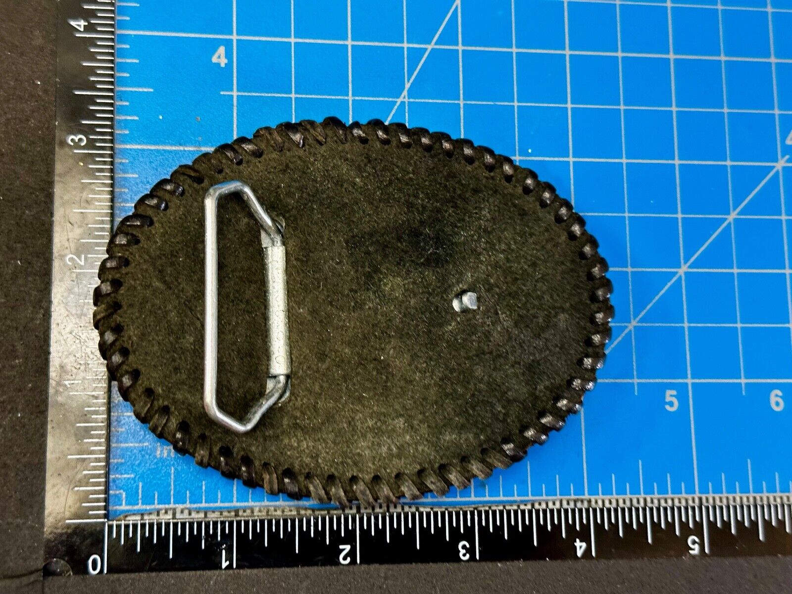 Vietnam War Memorial The Three Soldiers Statue Leather Vintage Belt Buckle