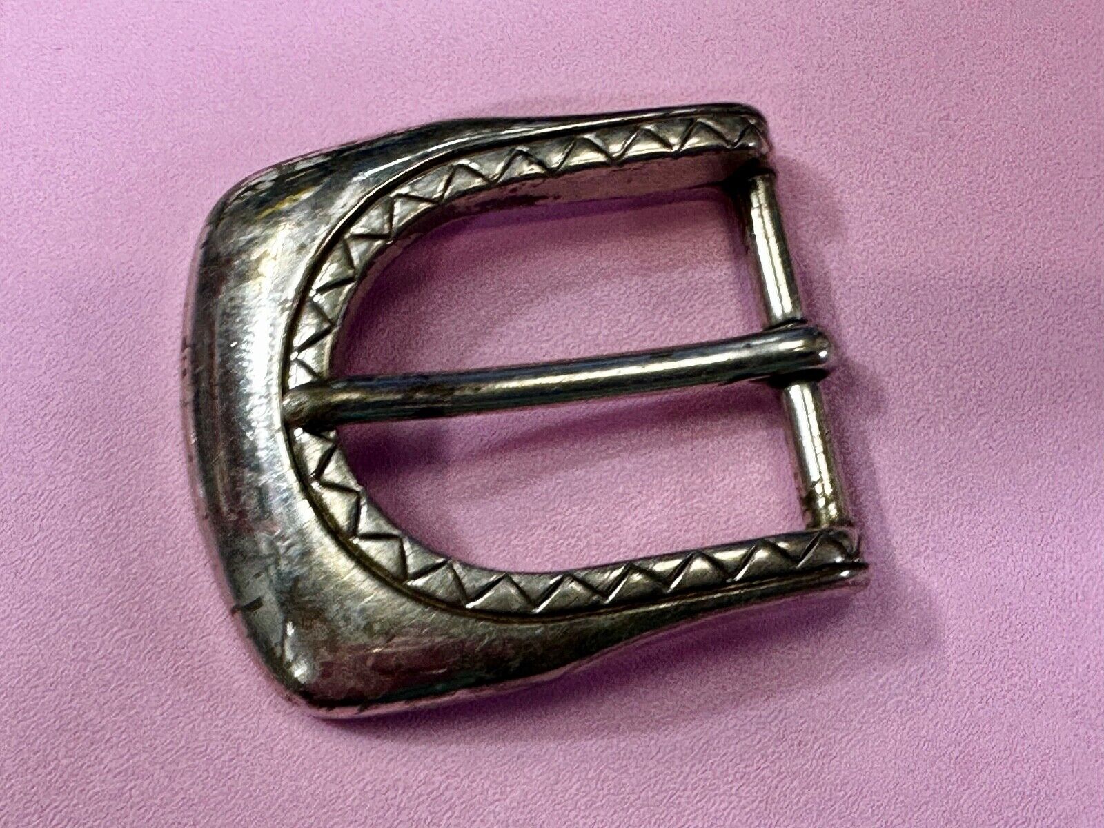 Unique 1994 Ranger Style Replacement Western Silver Tone Belt Buckle