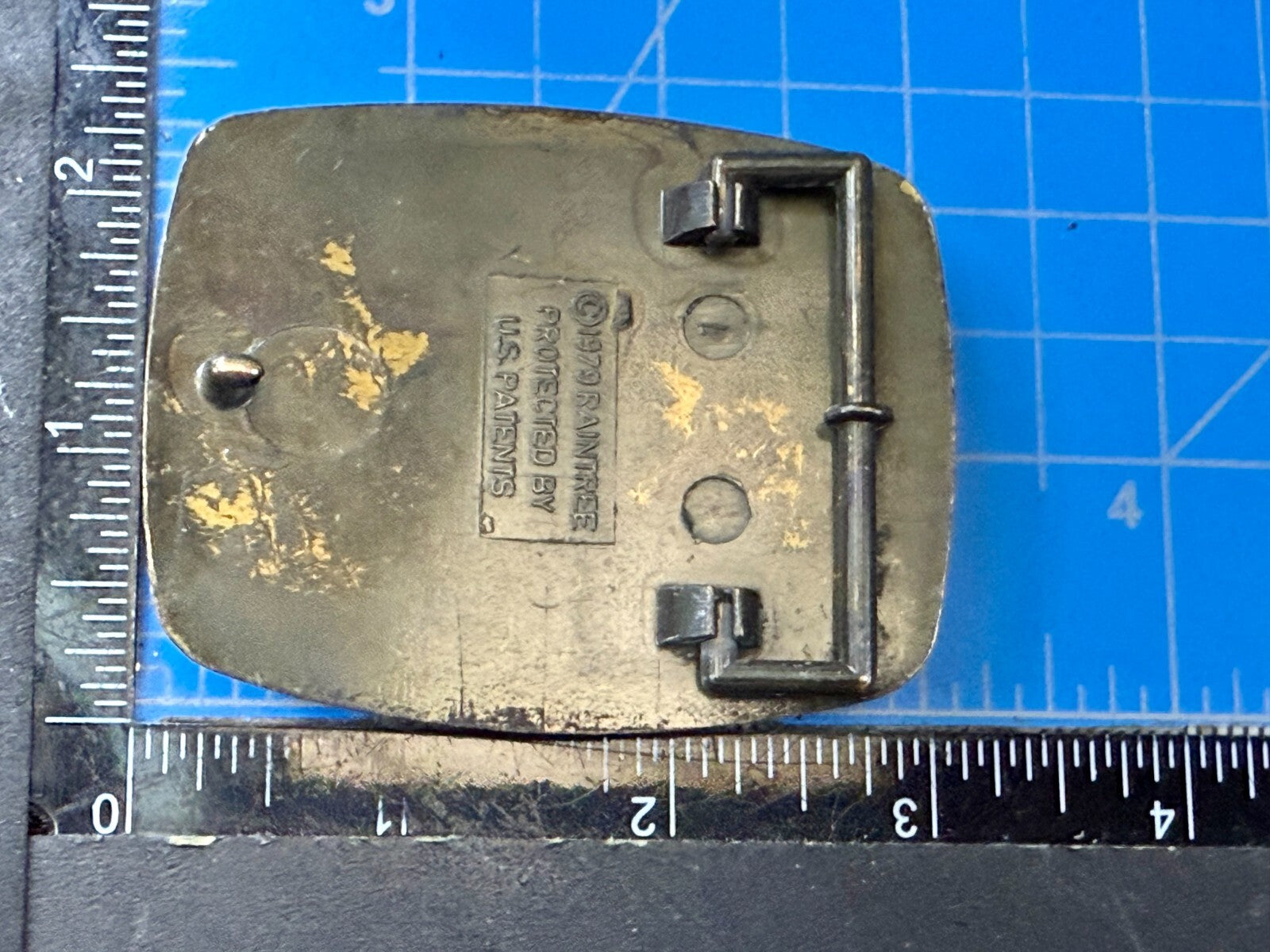 Anheuser Busch Beer Logo Promotional Vintage 1979 Raintree Belt Buckle