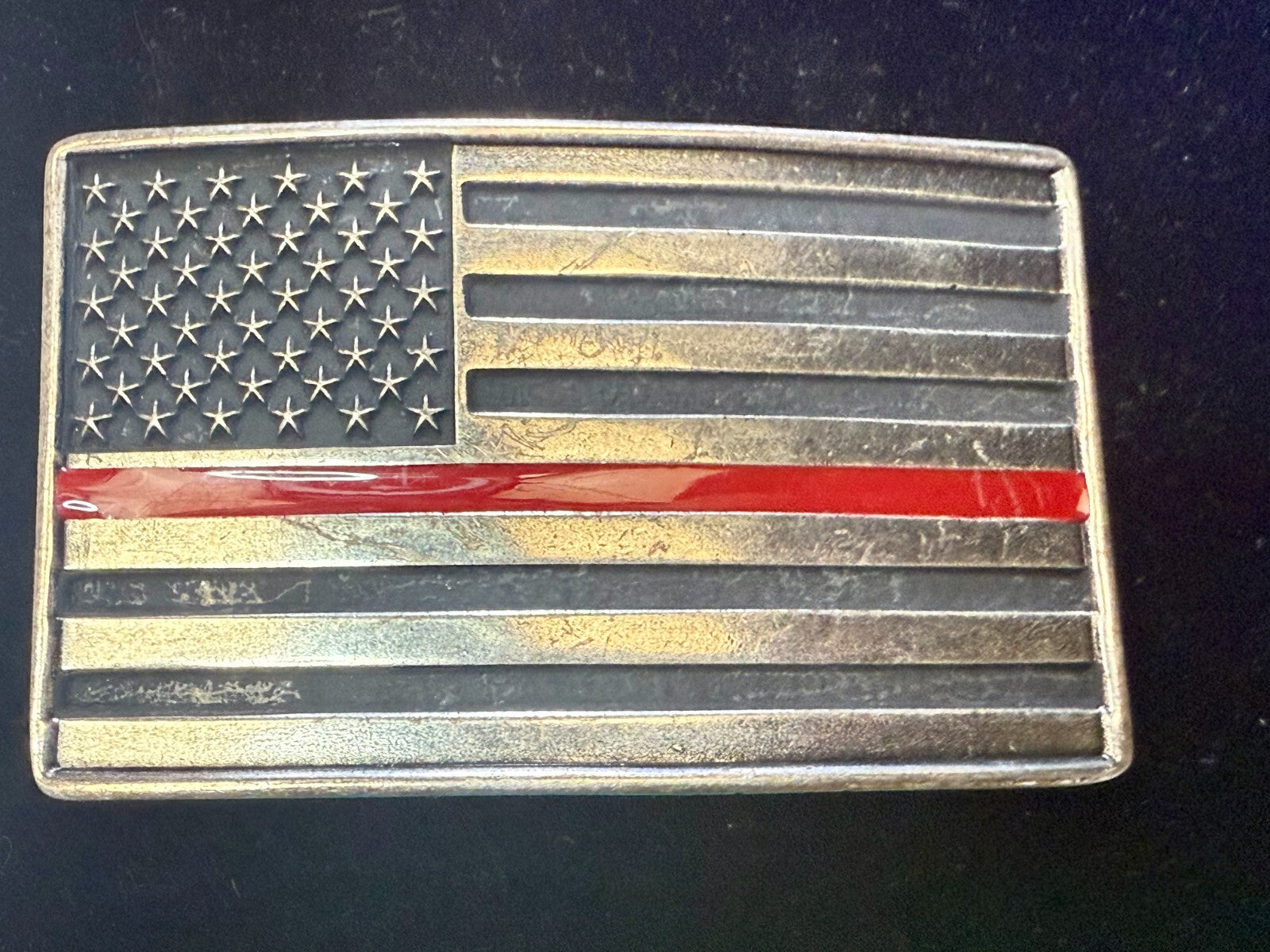 USA United States Flag American Pride Patriotic Montana Silversmiths Belt Buckle