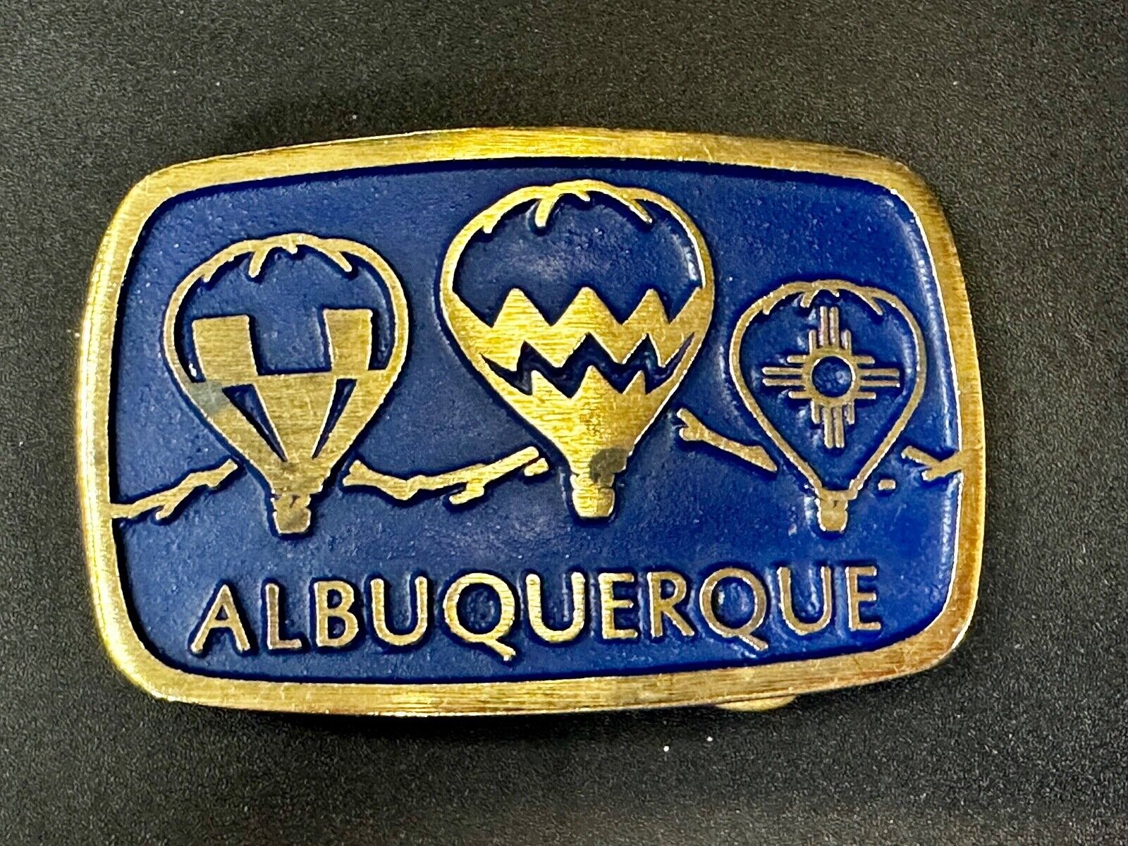 Albuquerque Hot Air Balloons Fiesta Festival Collectible Souvenir Belt Buckle
