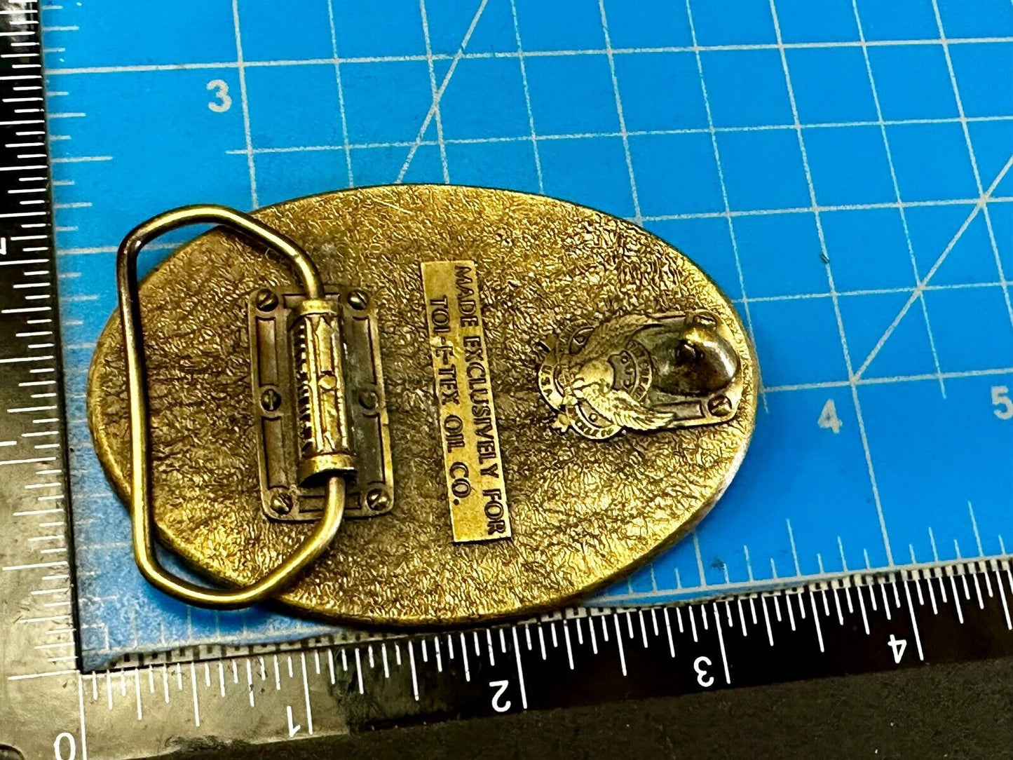 TOL-L-Tex Oil Company Hope Arkansas 50th Anniversary Great American Belt Buckle