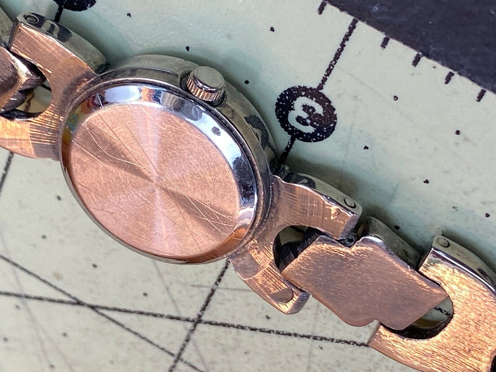 Vintage Homer women's silver tone dress watch - new battery. 