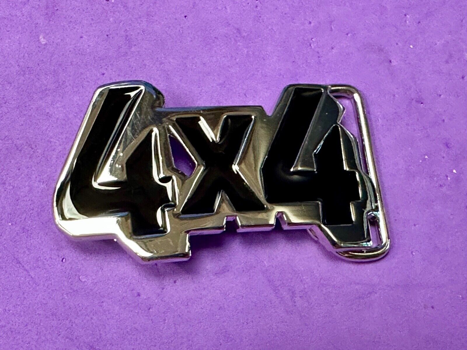 4x4 Four By Truck Drive Gear block letters jeep pickup cutout belt buckle