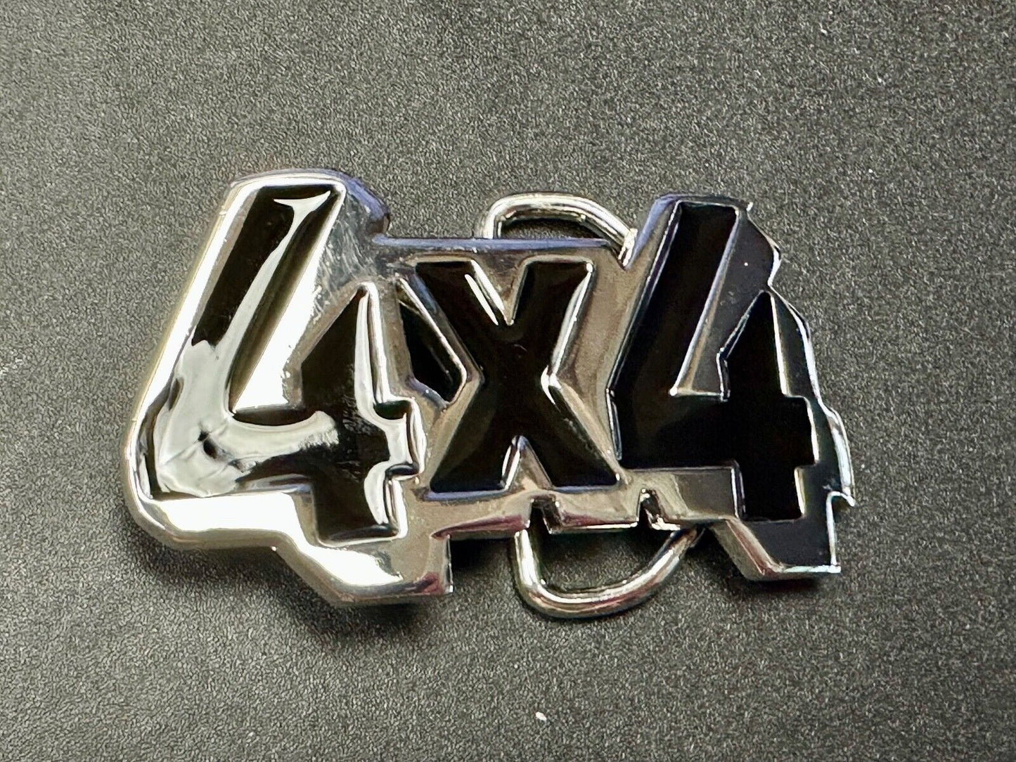 4x4 Four By Truck Drive Gear block letters jeep pickup cutout belt buckle