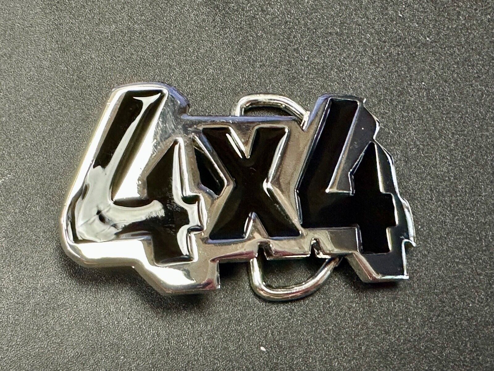 4x4 Four By Truck Drive Gear block letters jeep pickup cutout belt buckle