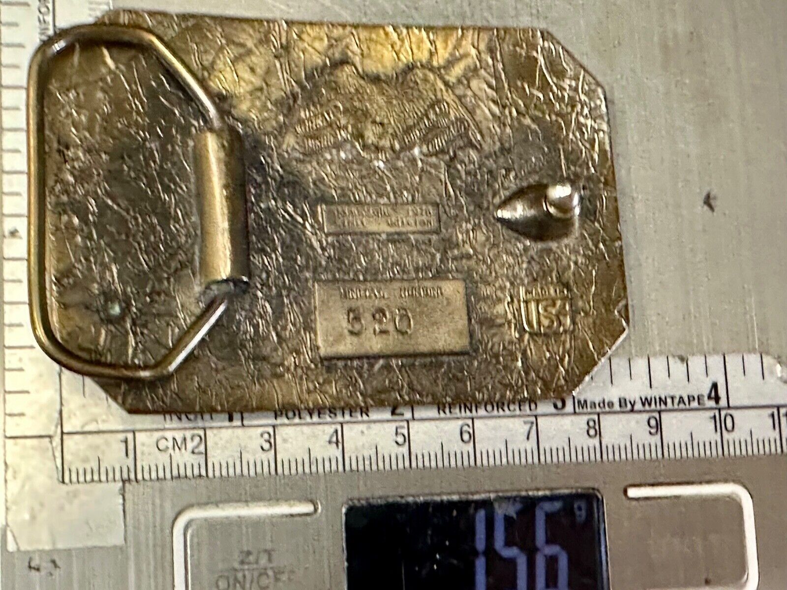 Two deer  / doe nature 1976 Great American belt buckle co - perfect hunters gift