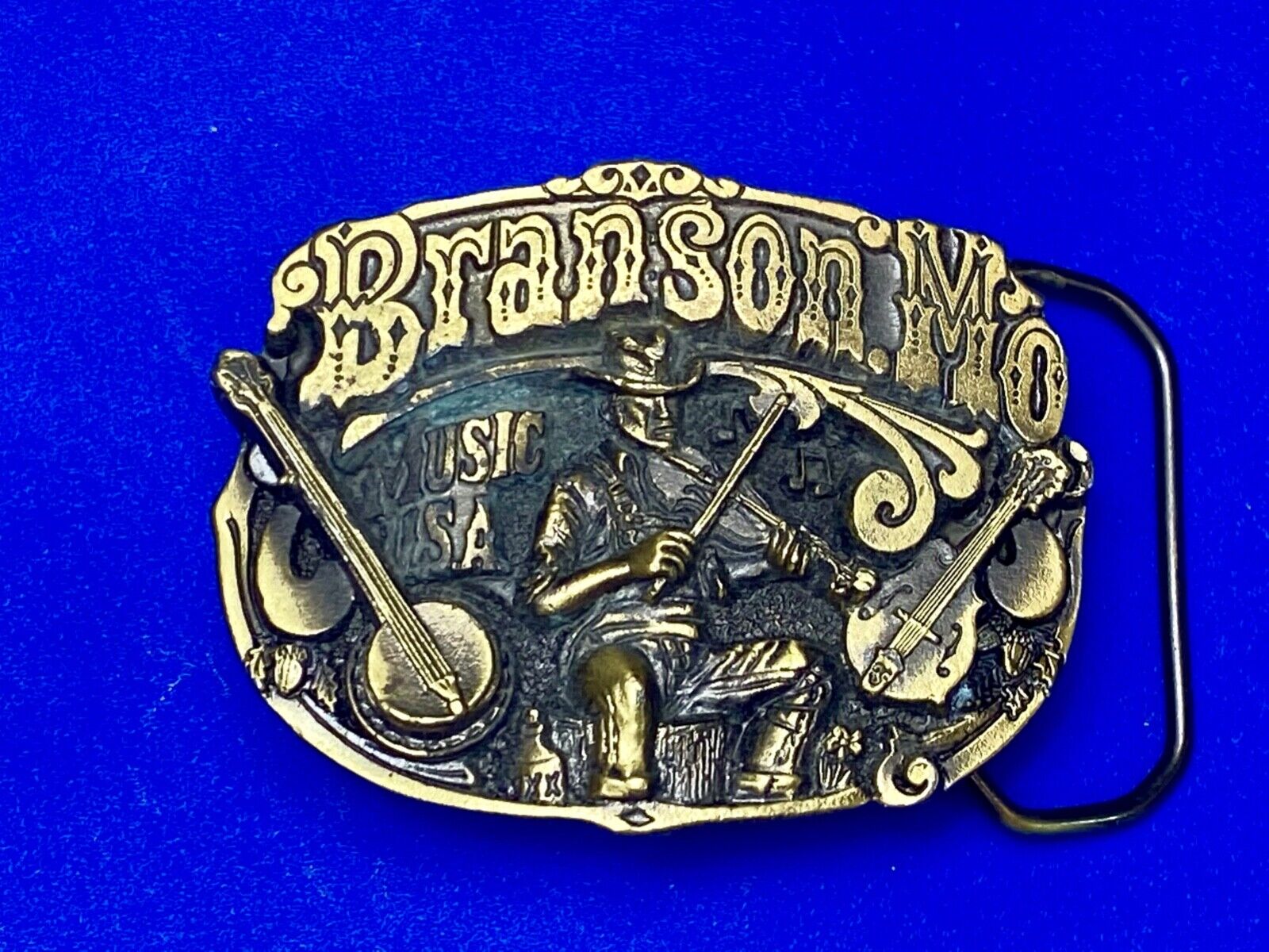 80's Branson Missouri music pickers MO -The Great American Belt Buckle Company